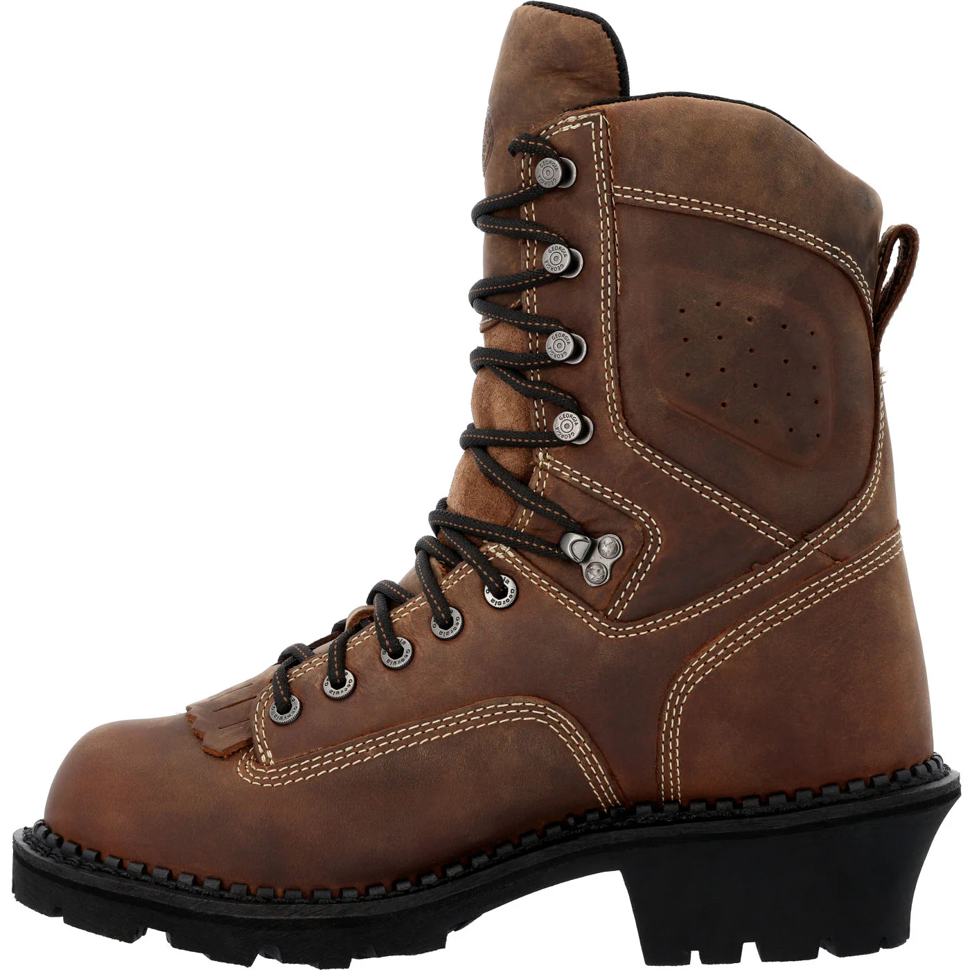 Georgia Boot Men's USA Scalloped Heel Waterproof Logger - Image 4