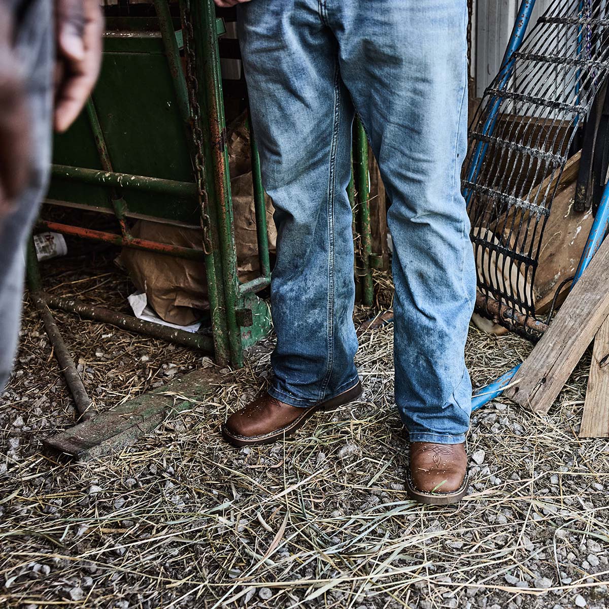 Georgia Boot Core 37 Western 11" Waterproof Pull-On Work Boot in Brown/Rust - Image 7